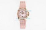 PFF Factory Patek Philippe Replica Lady Aquanaut Luce Watch Pink Dial